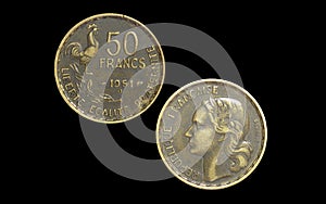 50 French francs 1951