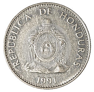 50 Honduran lempira centavos coin