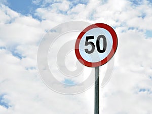 50 km/h speed limit area