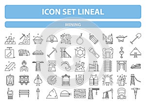 50 Mining Set Lineal for Sign