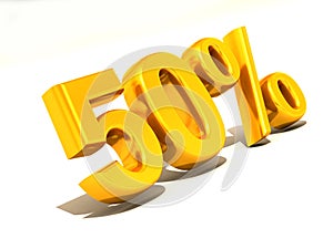 50 percent. 3d