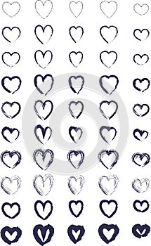 50 Shapes of Heart_dark blue