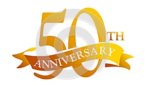 50 Year Ribbon Anniversary