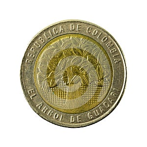 500 colombian peso coin 2003 reverse