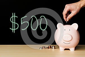 $500 COVID-19 Stimulus Piggybank