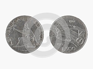 500 Italian liras - silver coin