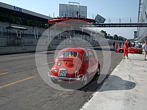 FIAT 500 in Monza