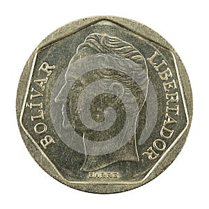 500 venezuelan bolivar coin 1998 reverse