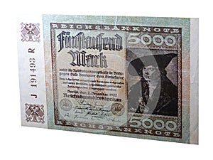 5000 Mark - Historical banknote