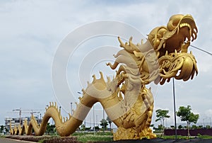 501.9 ft LONG GIANT DRAGON STATUE SYMBOL OF GLORY, PROTECTION OF PROSPERITY and BRINGER OF LUCK.