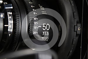 50mm Digital Cinema Camera Prime Lens