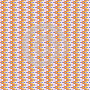 50s Mid Century Modern Seamless Pattern with simple geometric zigzag waves. Flat vector illustration.