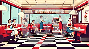 50s Style Diner Dream./n