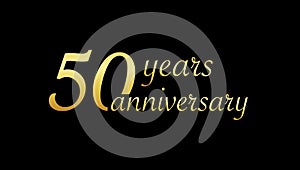 50th anniversary related logo