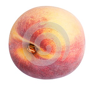 51/5000peach isolated on white background