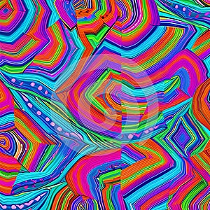 510 Digital Abstract Patterns: A futuristic and abstract background featuring digital abstract patterns in vibrant and mesmerizi