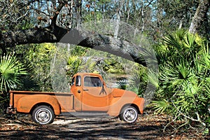 54 Chevy pickup off road