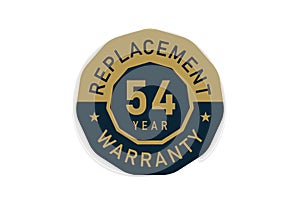 54 year replacement warranty, Replacement warranty images