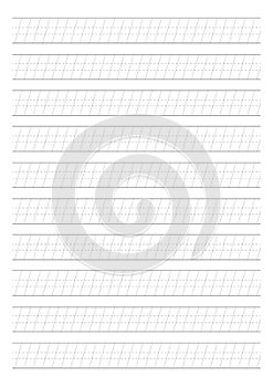 55 Degree Guide Sheets. Calligraphy Paper. Printable Calligraphy Guide Paper