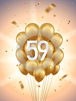 59th Year Anniversary Background