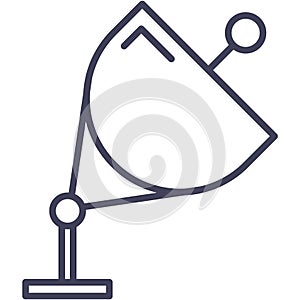 5g cellular antenna icon line vector illustration