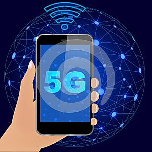 5G Global communication concept