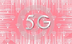 5g internet speed development infographics vector illustraion