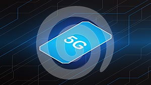 5G network technology background concept. 5G wireless Wi-fi connection internet, data,