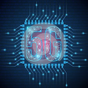 5g web network connects satellites around the earth. Abstract concept global web connect and communications in a phone. Vector