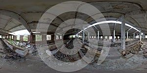 5K 360 VR Ruins of an old abandoned livestock farm