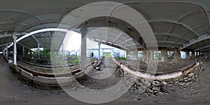 5K 360 VR Ruins of an old abandoned livestock farm