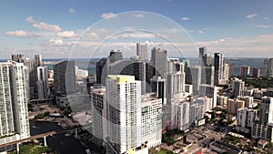 5k aerial Miami Dade Brickell