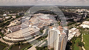 5k aerial video Aventura Mall Miami FL