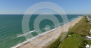 5k drone video waterfront Wrightsville Beach NC USA