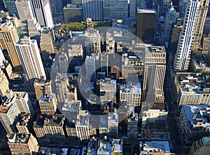 5th avenue from above, New York