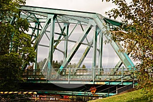  5th Street Steel Bridge in Courtenay, BC Canada