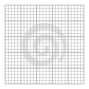 5x5 five empty grid. Vector template square cell table. Graphic puzzle illustration
