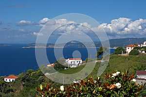 6/26/2020 Greece ,  Skiathos island, as we see it from Skopelos island