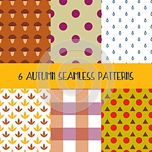 6 autumn patterns