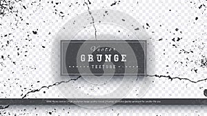 6 Grunge Crack Textures. Vector Background. Adding Vintage Style and Wear to Illustrations and Objects