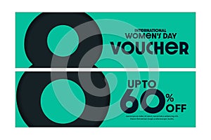 60% discount on International Women`s Day vouchers