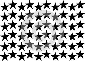 60 stars jpg image with svg vector cut file for cricut and silhouette