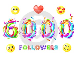 6000 followers picture