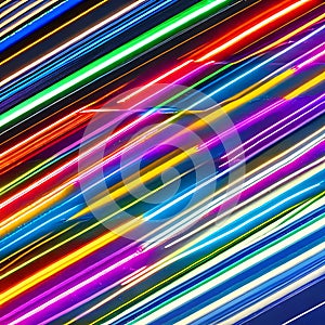 604 Neon Light Stripes: A futuristic and dynamic background featuring neon light stripes in electrifying and vibrant colors that
