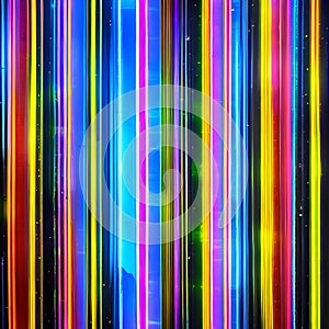 604 Neon Light Stripes: A futuristic and dynamic background featuring neon light stripes in electrifying and vibrant colors that