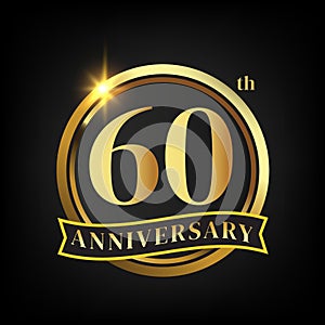 60th golden anniversary logo