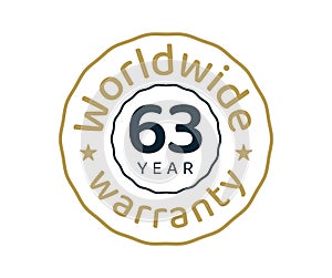 63 years worldwide warranty, 63 years global warranty