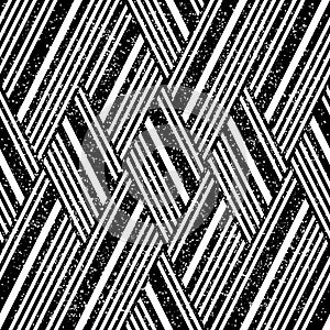 645 Seamless pattern with oblique white and black stripes, modern stylish image.