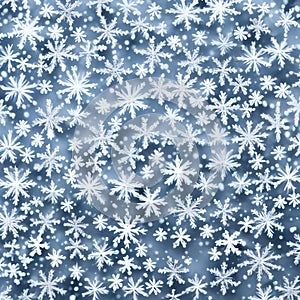 665 Winter Snowflakes: A serene and wintery background featuring delicate snowflakes in cool and icy colors that create a peacef
