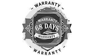 68 days warranty design vintage,best stamp collection